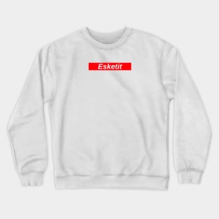 Esketit // Red Box Logo Crewneck Sweatshirt